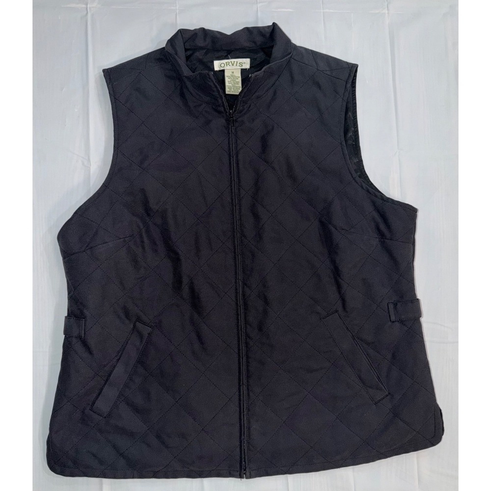 Orvis Quilted Vest womens size M black
